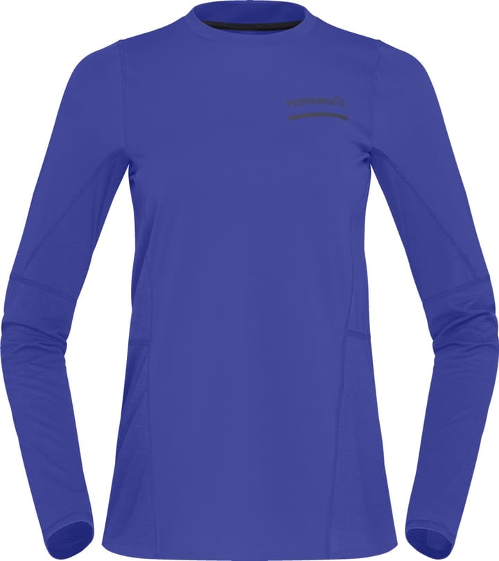 Norrøna Women's Senja Equaliser Lightweight Long Sleeve  Royal Blue Norrøna