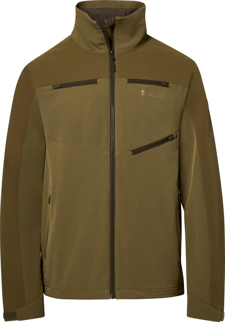 Pinewood Men's Furudal Hunters Hybrid Stretch Jacket Olive Green Pinewood