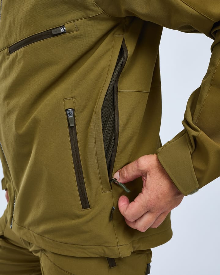 Pinewood Men's Furudal Hunters Hybrid Stretch Jacket Olive Green Pinewood