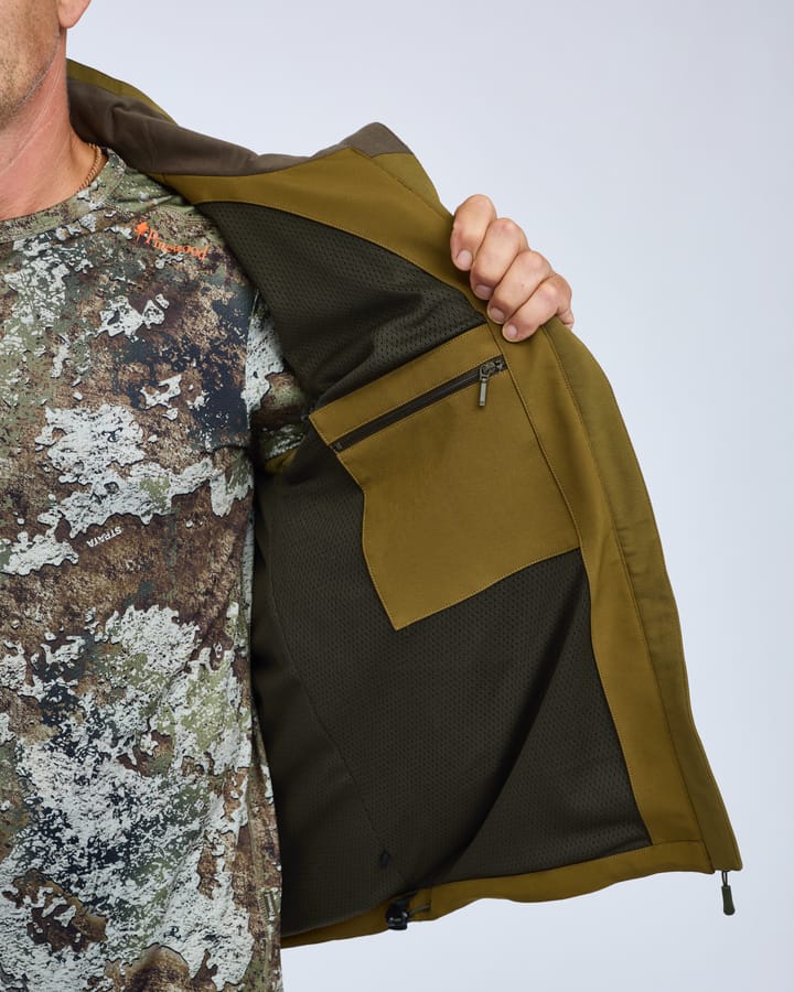 Pinewood Men's Furudal Hunters Hybrid Stretch Jacket Olive Green Pinewood