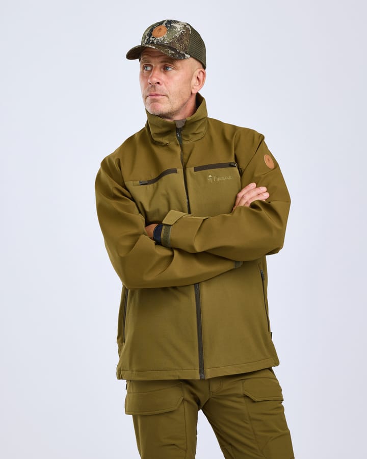 Pinewood Men's Furudal Hunters Hybrid Stretch Jacket Olive Green Pinewood