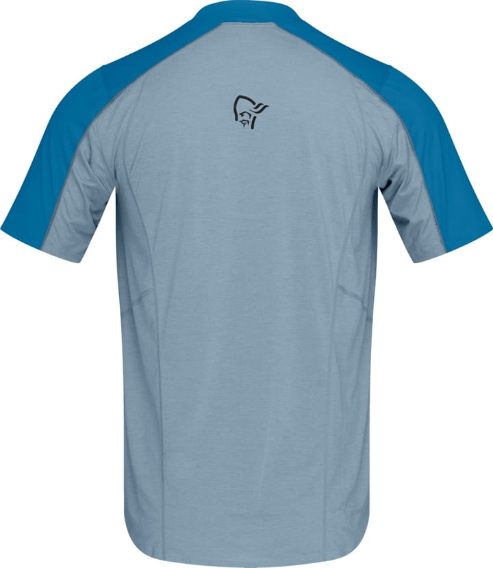 Norrøna Men's Senja Equaliser Lightweight T-Shirt  Mykonos Blue Norrøna