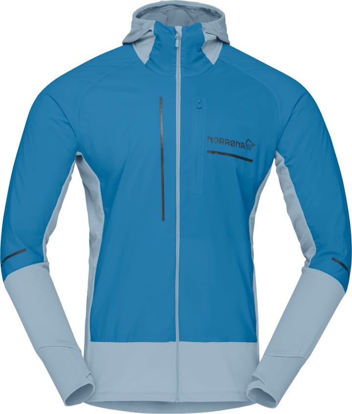 Norrøna Men's Senja Alpha90 Zip Hood Mykonos Blue Norrøna Norrøna Men's Senja Alpha90 Zip Hood Mykonos Blue Norrøna