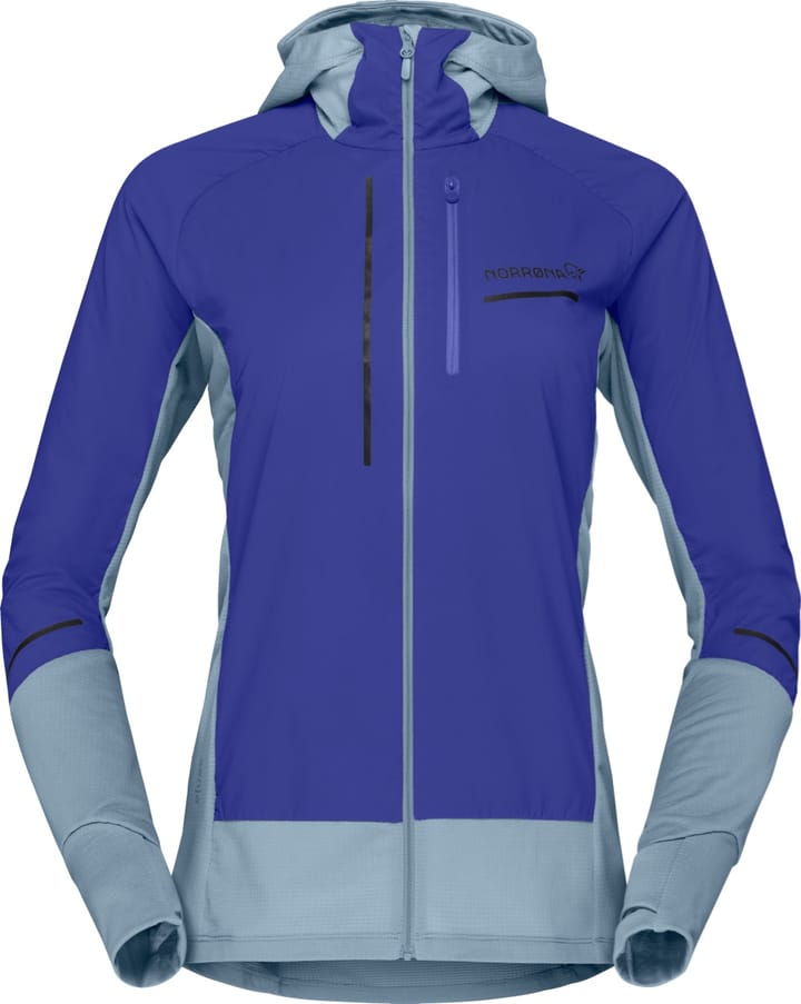 Women's Senja Alpha90 Zip Hood Royal Blue Norrøna