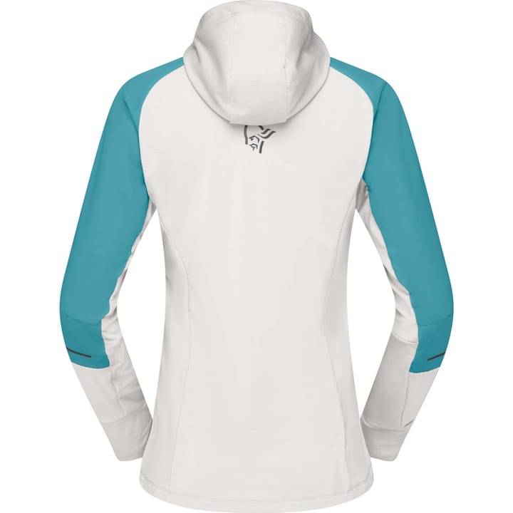 Norrøna Women's Senja Alpha90 Zip Hood Brittany Blue/snow White Norrøna
