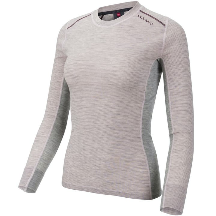Ulvang Rav 100% Round Neck Women's Sweet Pink/Grey Melange/Fig Ulvang Ulvang Rav 100% Round Neck Women's Sweet Pink/Grey Melange/Fig Ulvang