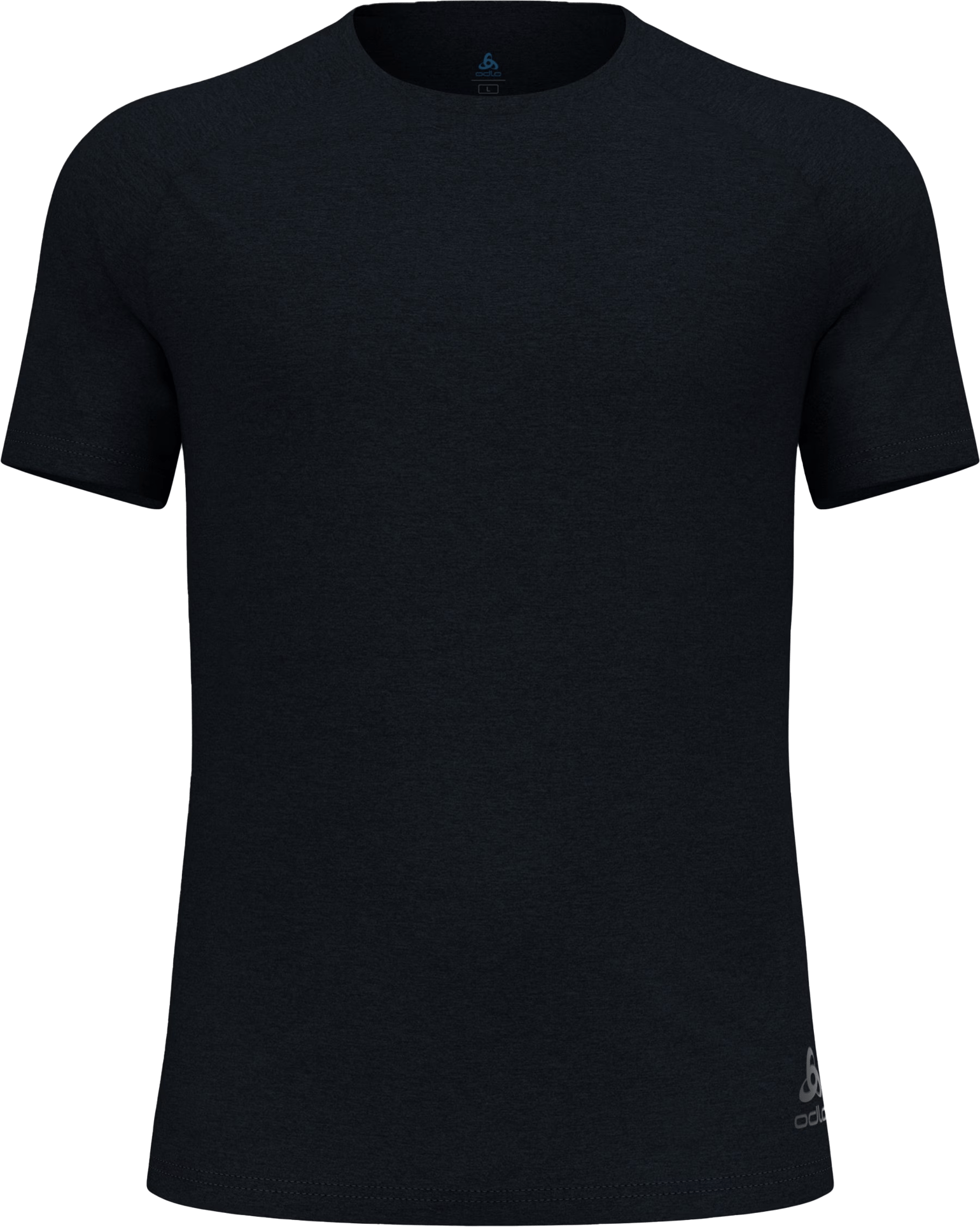 Odlo Men's T-Shirt Crew Neck S/S Essential 365 Black Melange