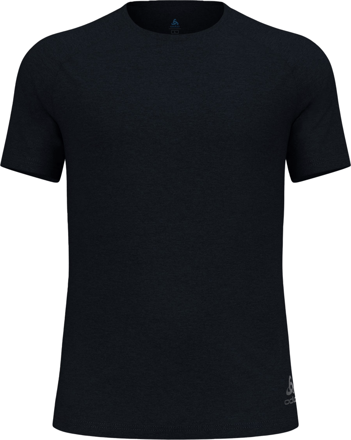Odlo Men's T-Shirt Crew Neck S/S Essential 365 Black Melange Odlo