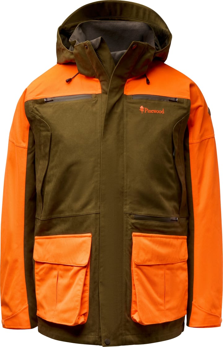 Pinewood Men's Furudal Expert Hunting 2L Jacket Olivegreen/orange Pinewood Pinewood Men's Furudal Expert Hunting 2L Jacket Olivegreen/orange Pinewood
