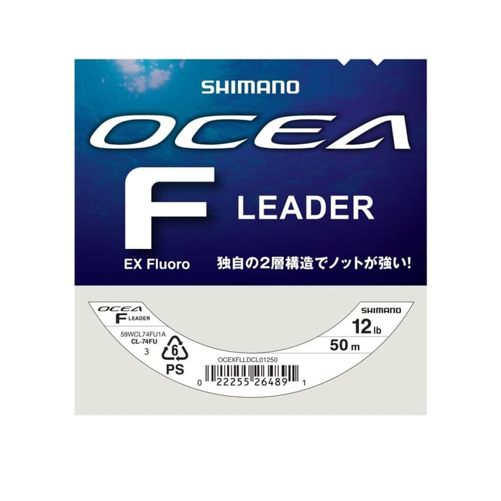 Shimano Line Ocea EX Fluoro Leader Silver Shimano