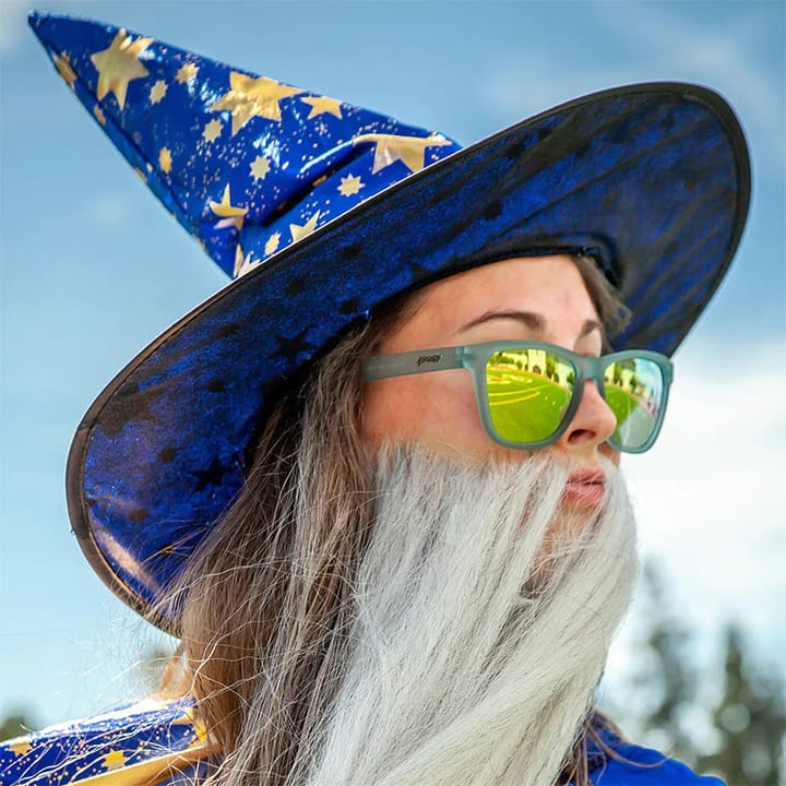 Goodr Sunglasses Sunbathing With Wizards Blue Goodr Sunglasses