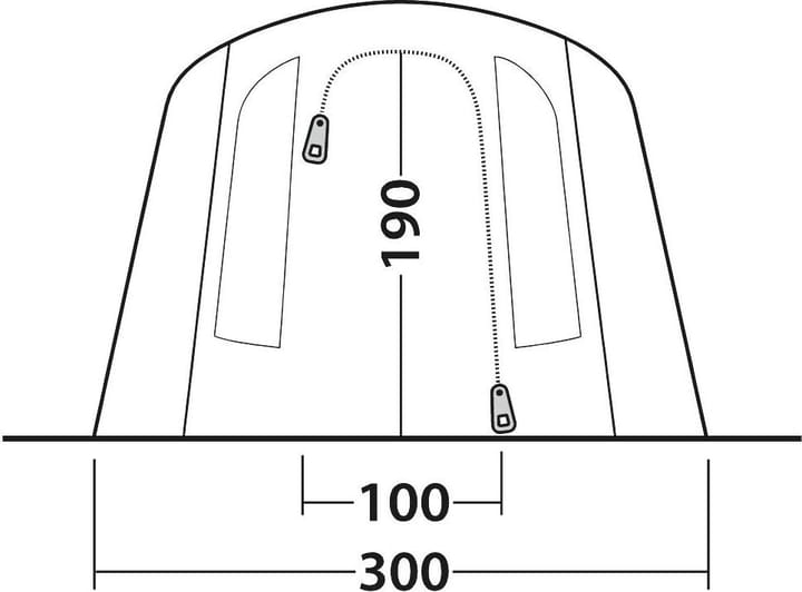 Outwell Sacramento 4 Air Blue Outwell