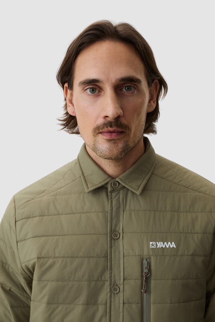 Yama Ember Puffer Shirt Moss Green Yama