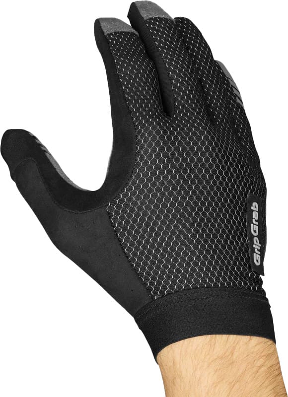 Gripgrab Vertical 2 Insidegrip™ Full Finger Summer Gloves Black Gripgrab