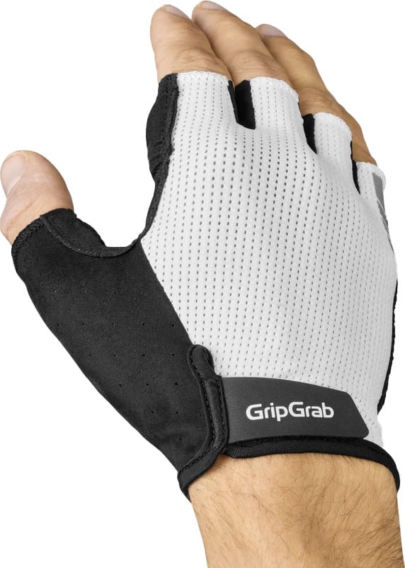 Gripgrab Explr Padded Short Finger Summer Gloves White Gripgrab