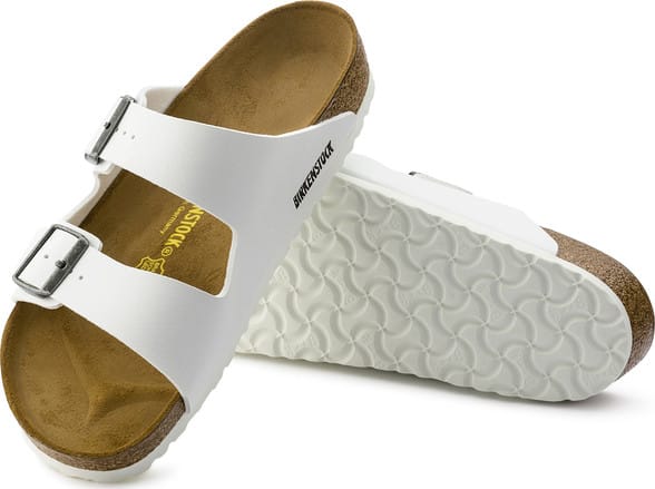 Birkenstock Unisex Arizona Birko-Flor Regular White Birkenstock