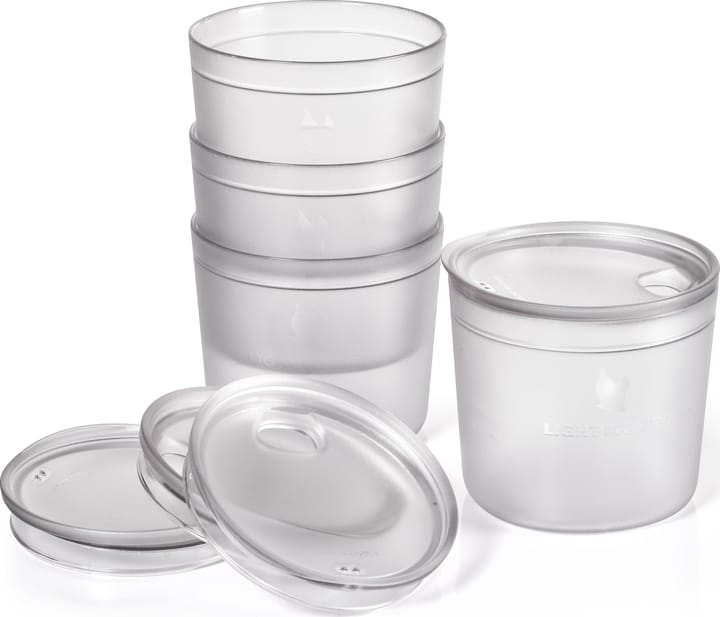 Light My Fire Tumbler with snap lid short 4-pack Transparent Light My Fire