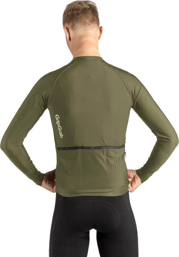 Gripgrab Men's Pacr Long Sleeve Jersey Olive Green Gripgrab