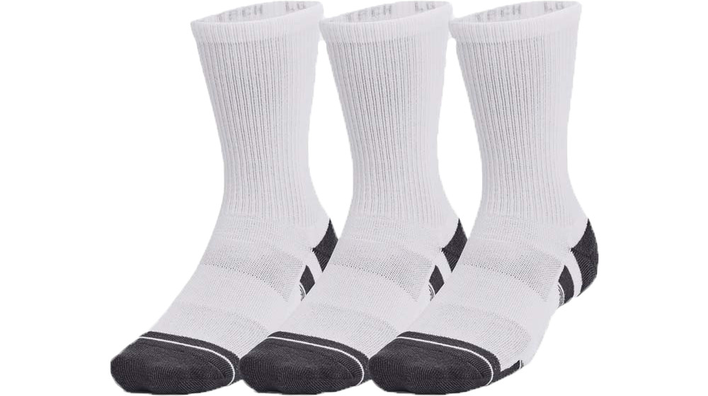 Under Armour Unisex UA Performance Tech 3pk Crew White