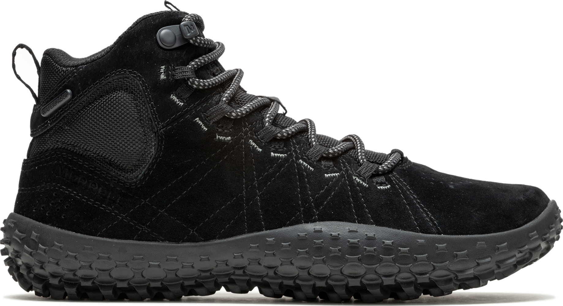 Merrell Women's Wrapt Mid Waterproof Black/black Retkeilykengät 39