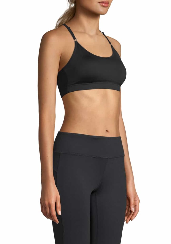 Casall Women's Strappy Sports Bra Black Casall Casall Women's Strappy Sports Bra Black Casall