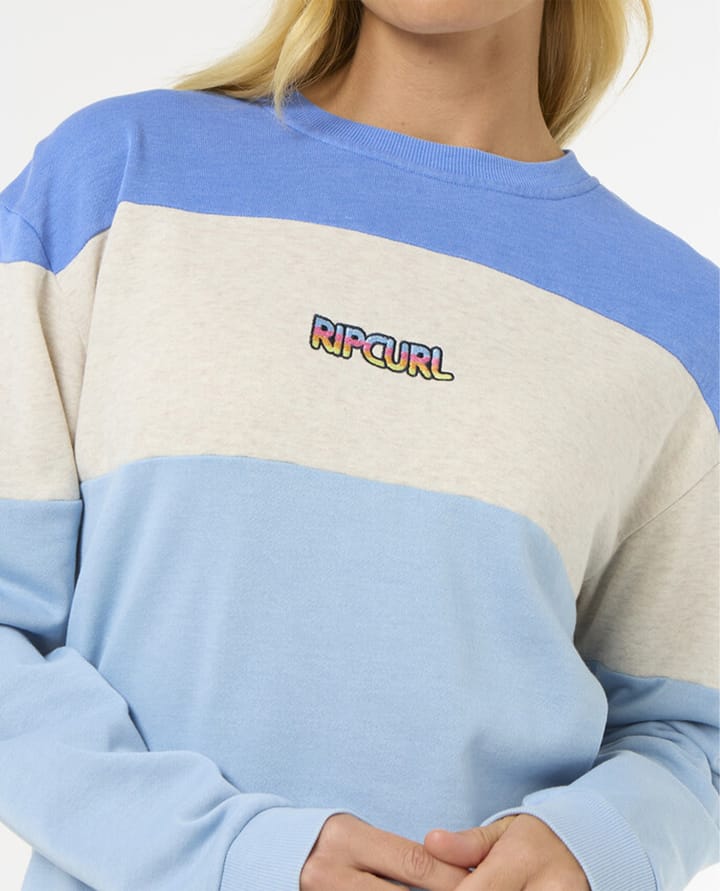 Rip Curl Women's Las Dalias Colourblock Crew Oatmeal Marle Rip Curl