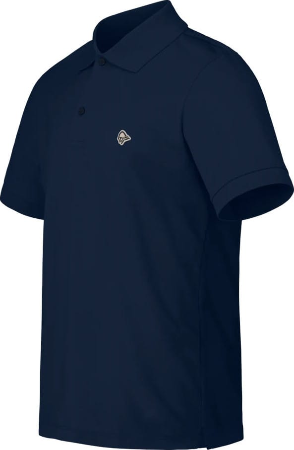 Norrøna Men's femund cotton Polo Shirt Navy Blazer Norrøna
