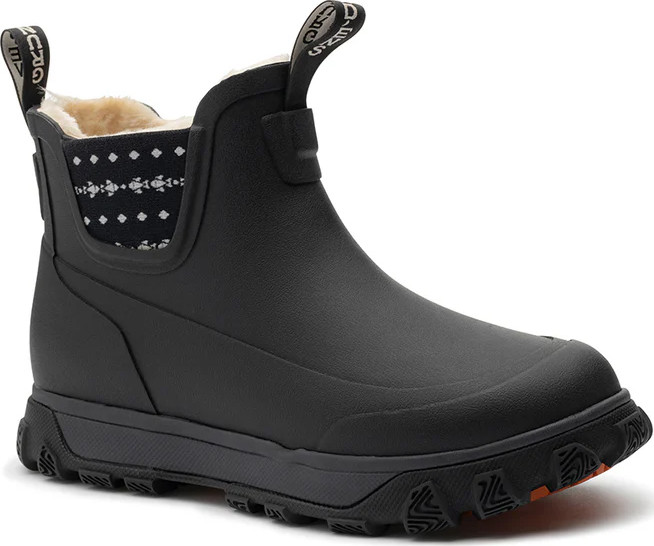Grundens Women's Deviation Sherpa Ankle Boot Black