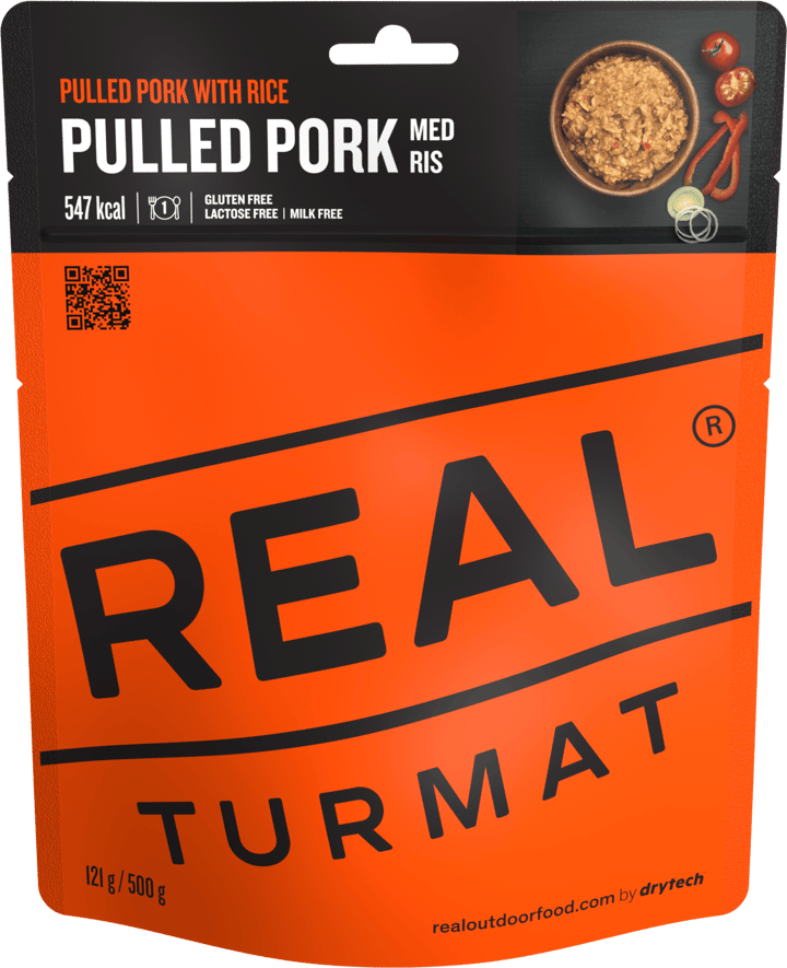 Real Turmat Pulled Pork With Rice 500 g NoColour Real Turmat