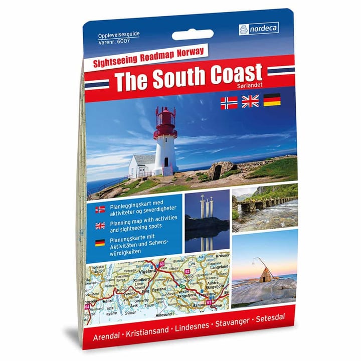 Nordeca Opplevelsesguide Sørlandet 1:250 000 Ugland IT Nordeca Opplevelsesguide Sørlandet 1:250 000 Ugland IT