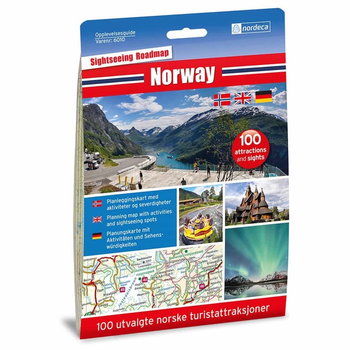 Nordeca Opplevelsesguide Norge 1:1 000 000 Ugland IT