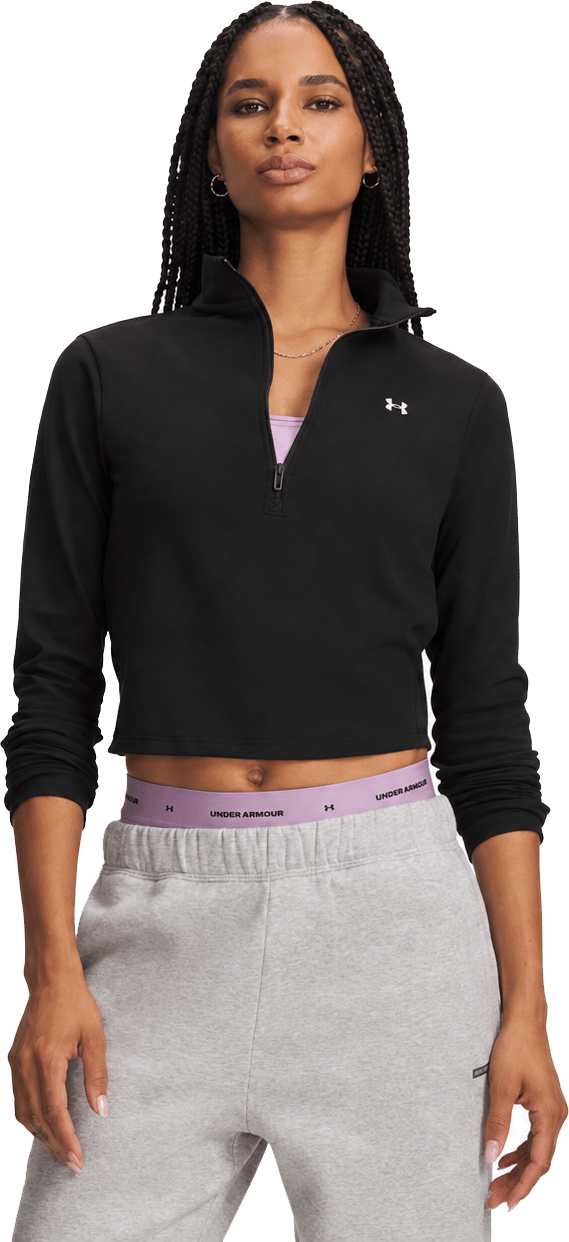 Under Armour Women's UA Motion 1/2 Zip Ultimate Black
