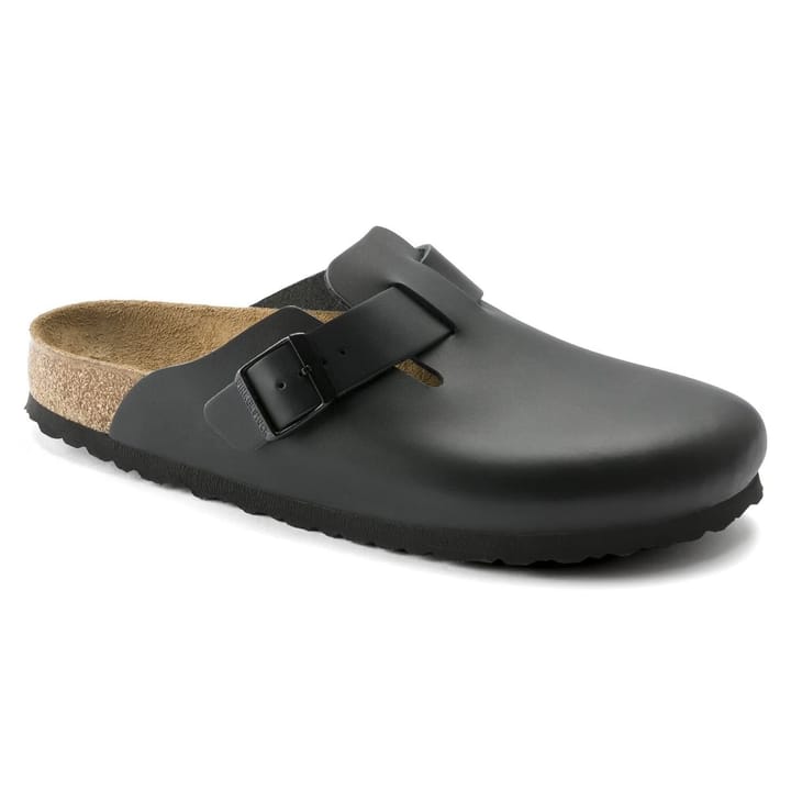 Birkenstock Boston Natural Leather Narrow Black Birkenstock