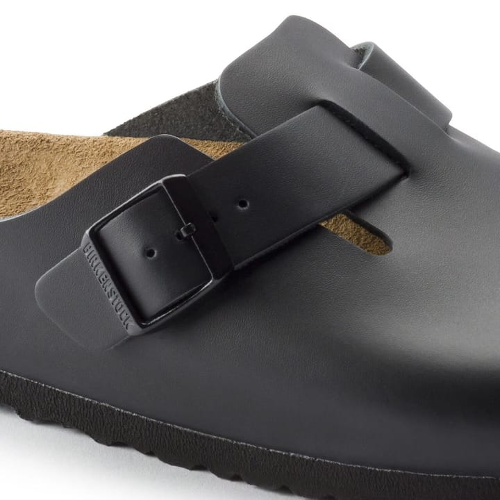 Birkenstock Boston Natural Leather Narrow Black Birkenstock