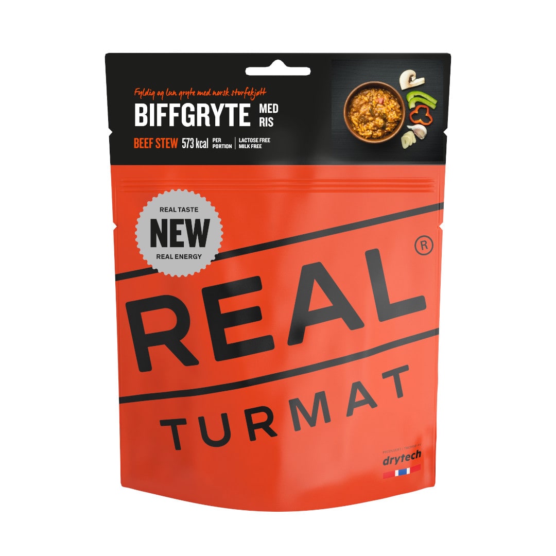 Real Turmat Real Turmat Real Turmat Biffgryte Orange 500g, Orange
