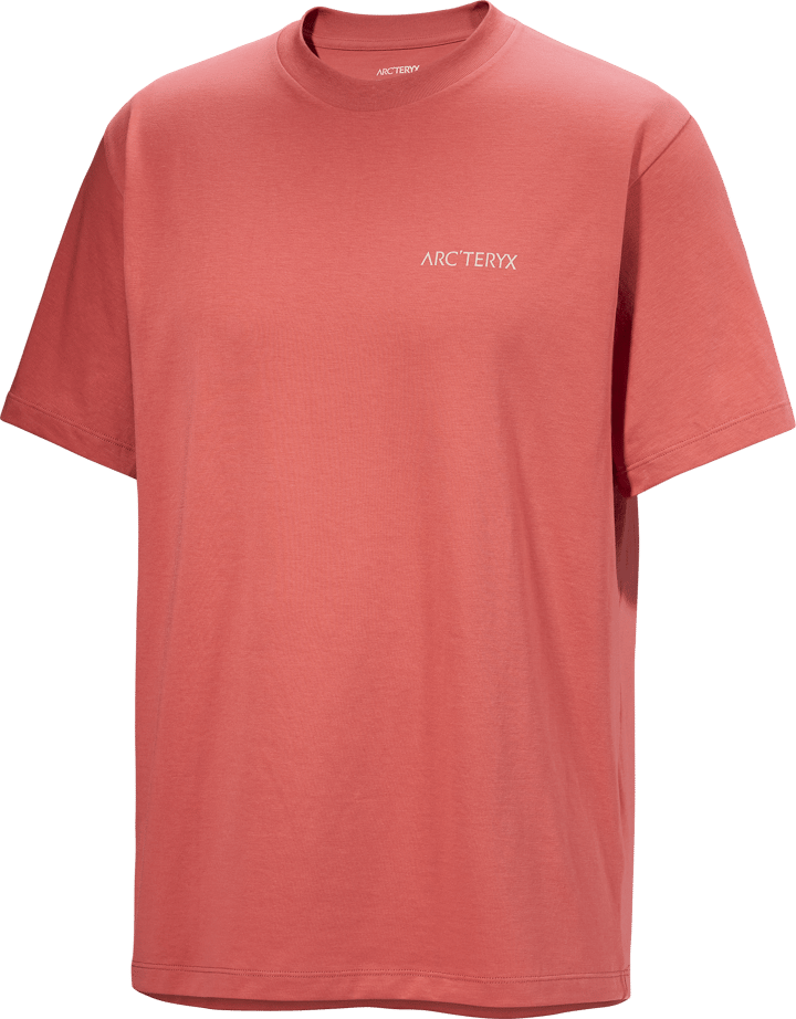 Arc'teryx Men's Kragg Sl Cotton Blurred Bird Ss Stone Red Arc'teryx