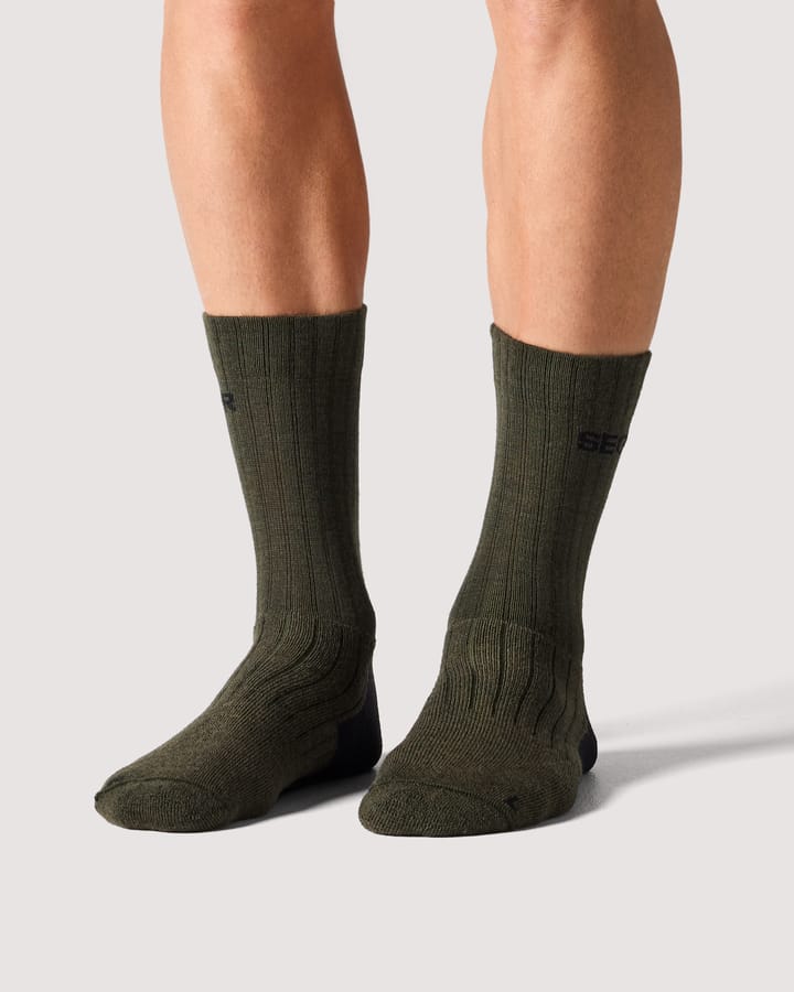 Seger Unisex Wanderer Heavy Wool Green Seger