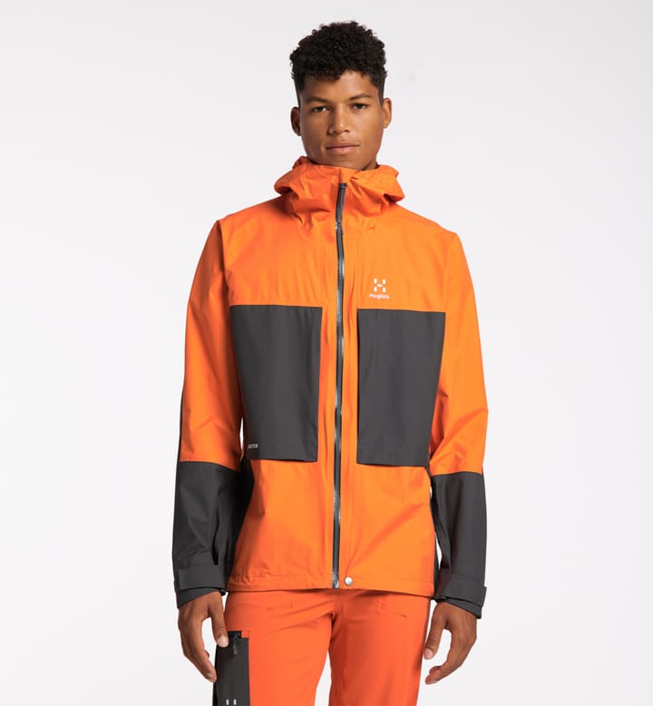 Haglöfs Roc Sheer Gtx Jacket Men Flame Orange/Magnetite Haglöfs