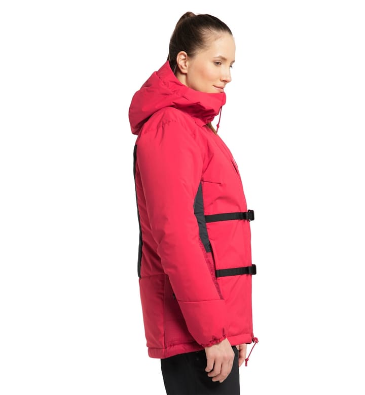 Haglöfs Nordic Expedition Down Hood Women Scarlet Red/Dala Red Haglöfs