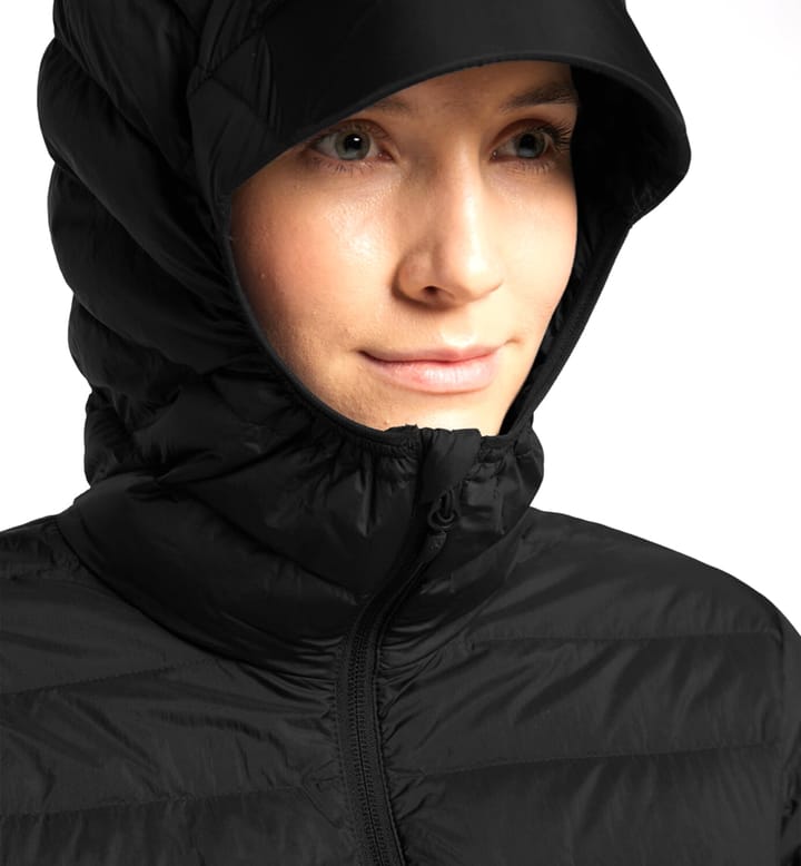 Haglöfs Micro Nordic Down Hood Women True Black Haglöfs