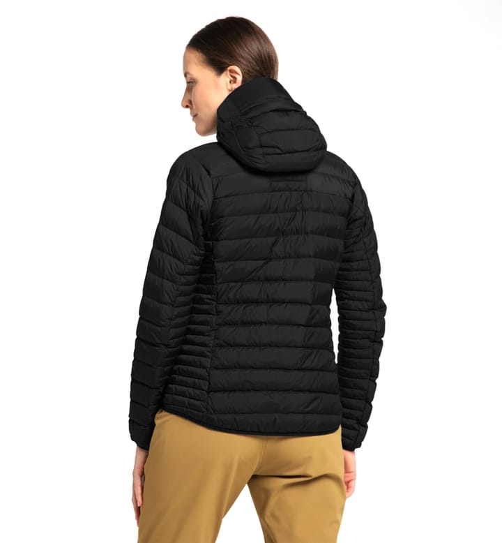 Haglöfs Micro Nordic Down Hood Women True Black Haglöfs