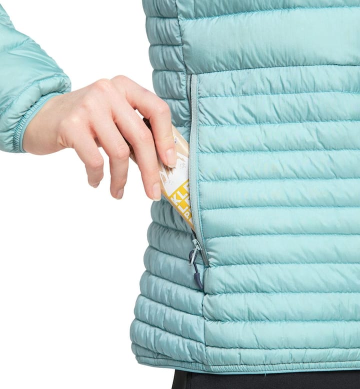Haglöfs Micro Nordic Down Hood Women Frost Blue Haglöfs