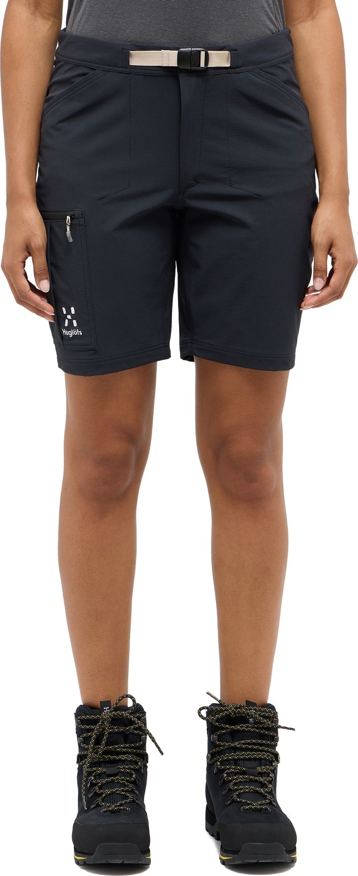 Haglöfs Women's Lizard Softshell Shorts True Black Haglöfs