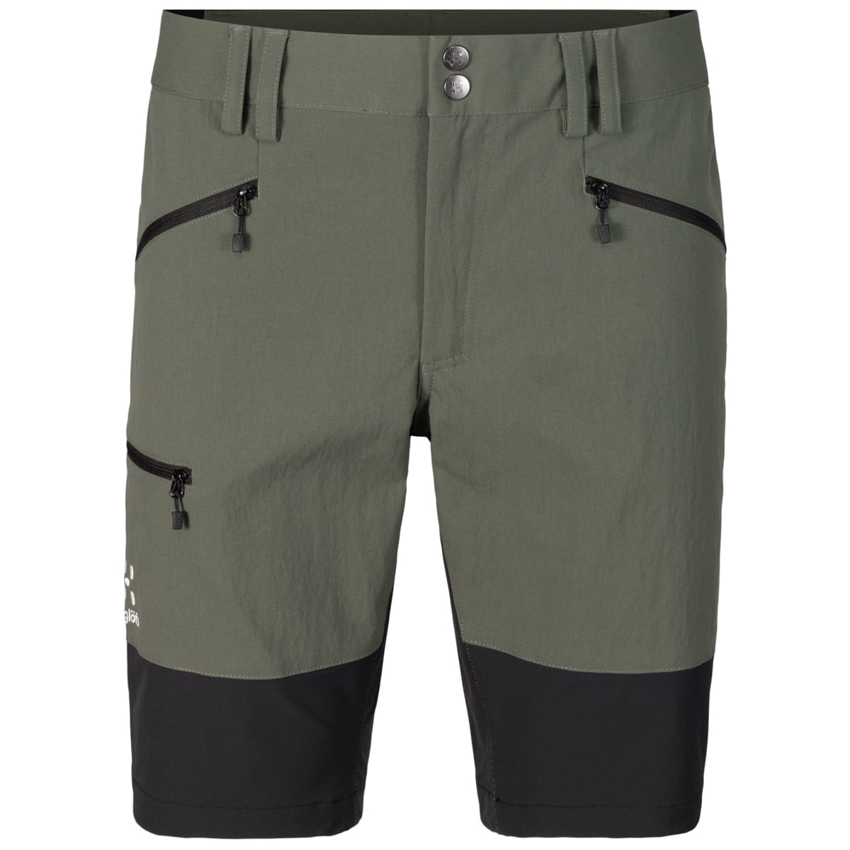 Haglöfs Mid Slim Shorts Men Fjell Green/True Black