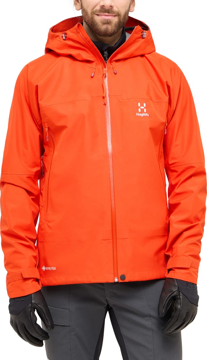 Haglöfs Men's ROC Flash GORE-TEX Jacket Habanero Haglöfs Haglöfs Men's ROC Flash GORE-TEX Jacket Habanero Haglöfs