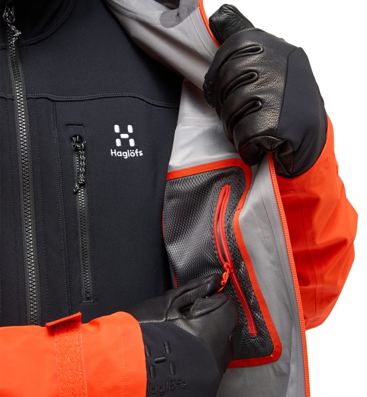 Haglöfs Men's ROC Flash GORE-TEX Jacket Habanero Haglöfs Haglöfs Men's ROC Flash GORE-TEX Jacket Habanero Haglöfs