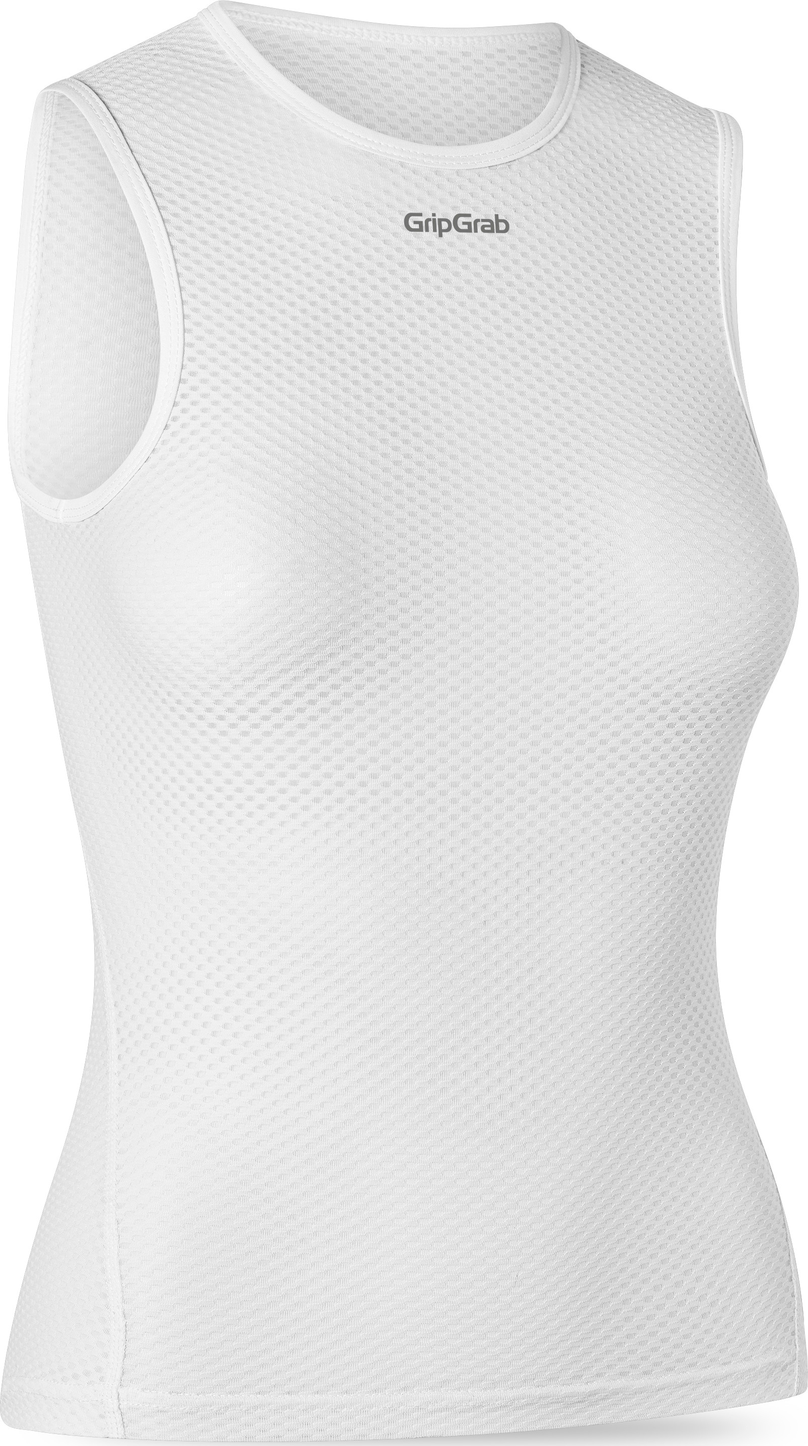 Gripgrab Women's Ultralight Mesh Sleeveless Base Layer White Lyhythihainen treenipaita XS