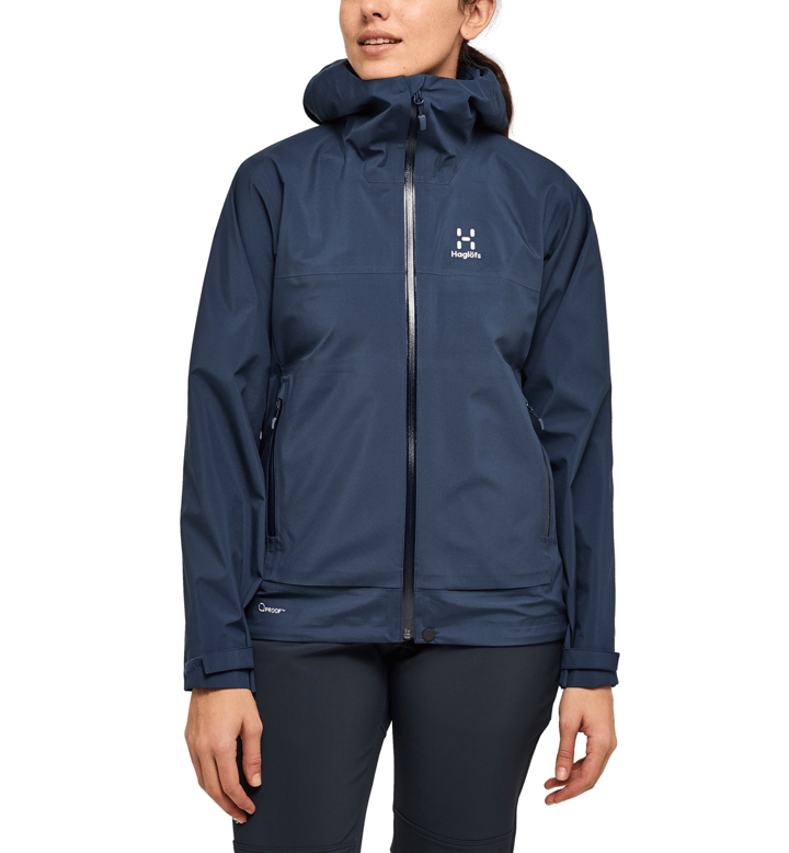 Haglöfs Women's Front Proof Jacket Tarn Blue Haglöfs Haglöfs Women's Front Proof Jacket Tarn Blue Haglöfs