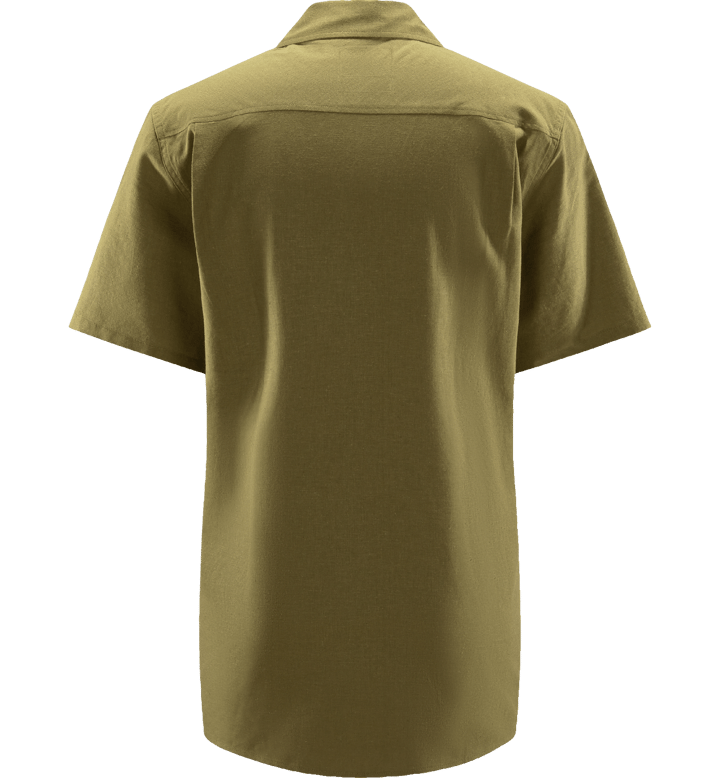 Haglöfs Men's Curious Hemp Short-Sleeve Shirt Olive Green Haglöfs