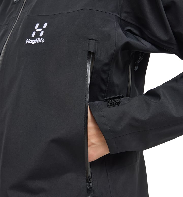 Haglöfs Roc Flash Gtx Jacket Women True Black Haglöfs Haglöfs Roc Flash Gtx Jacket Women True Black Haglöfs